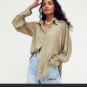 Free People Button Down